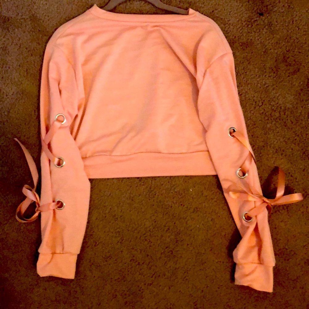 Pink crop top